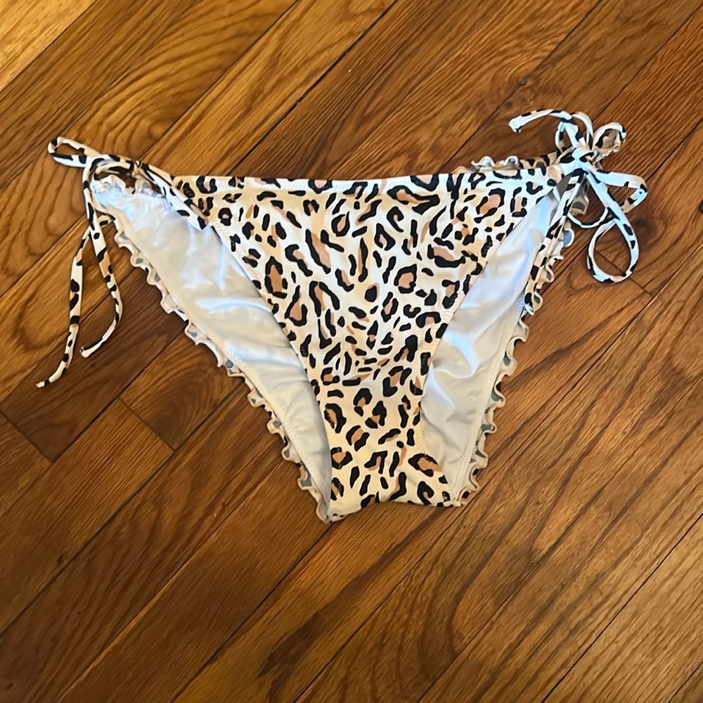 Shade & Shore cheeky leopard print bath suit bikini  bottoms
